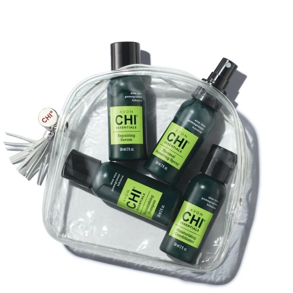 **CHI ESSENTIALS* 5-Pc Travel Kit Products NWT - Picture 2 of 3
